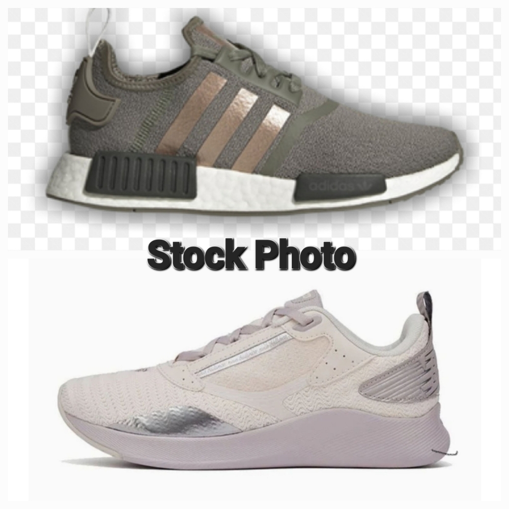 2 pairs Women's Walking/Running Shoes Adidas NMD & New Balance Beaya Raw Silk
